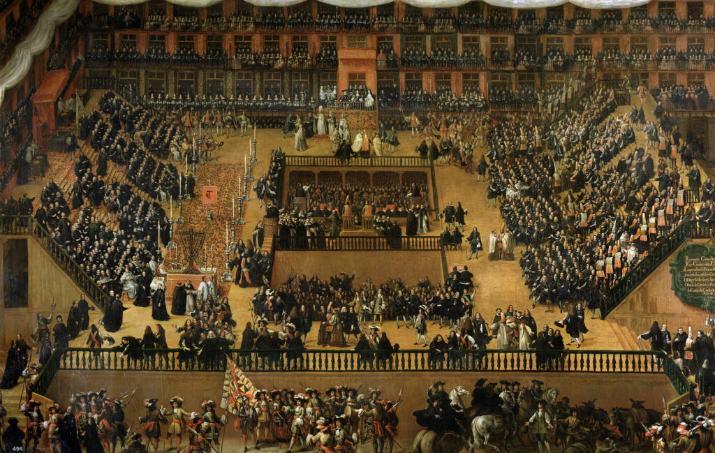 Auto-de-fé in the Plaza Mayor of Madrid by Francisco Rizi (1683)