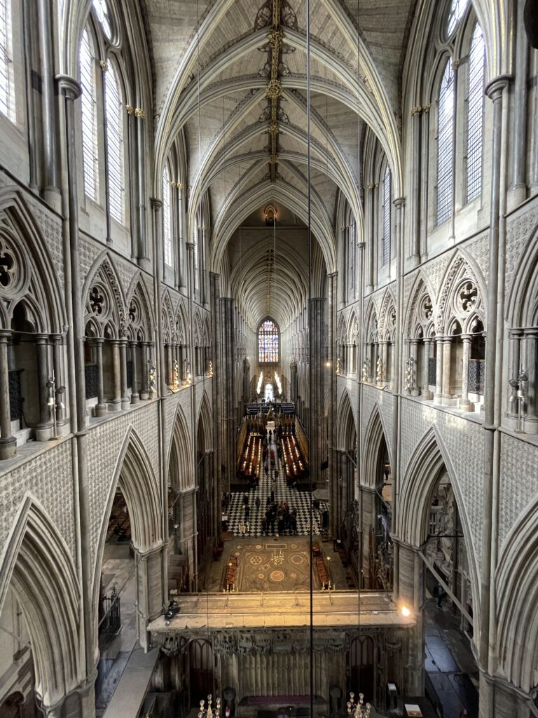 Westminster Abbey from Queen’s Diamond Jubilee Gallery Balcony