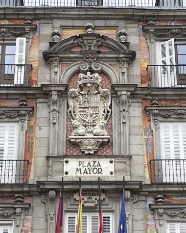 Plaza Mayor - Coat of Arms for Carlos II King of Spain